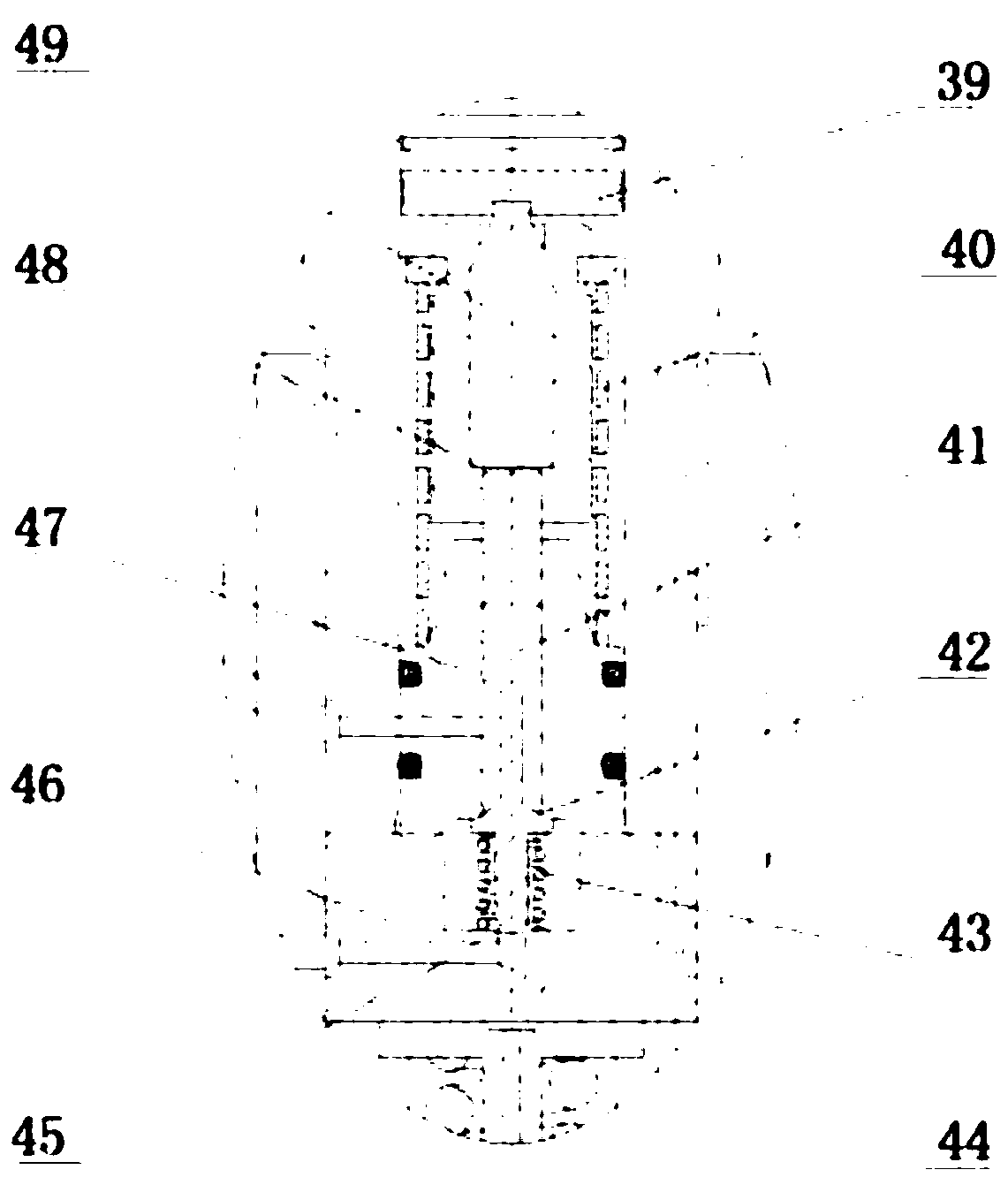 Supercharged leak-free piezoelectric control gas injection device