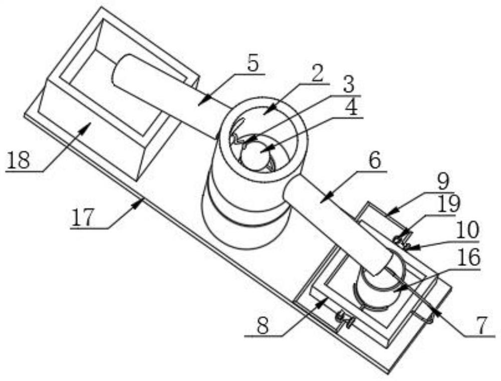 Excrement sampling cup collection assist device for urology department