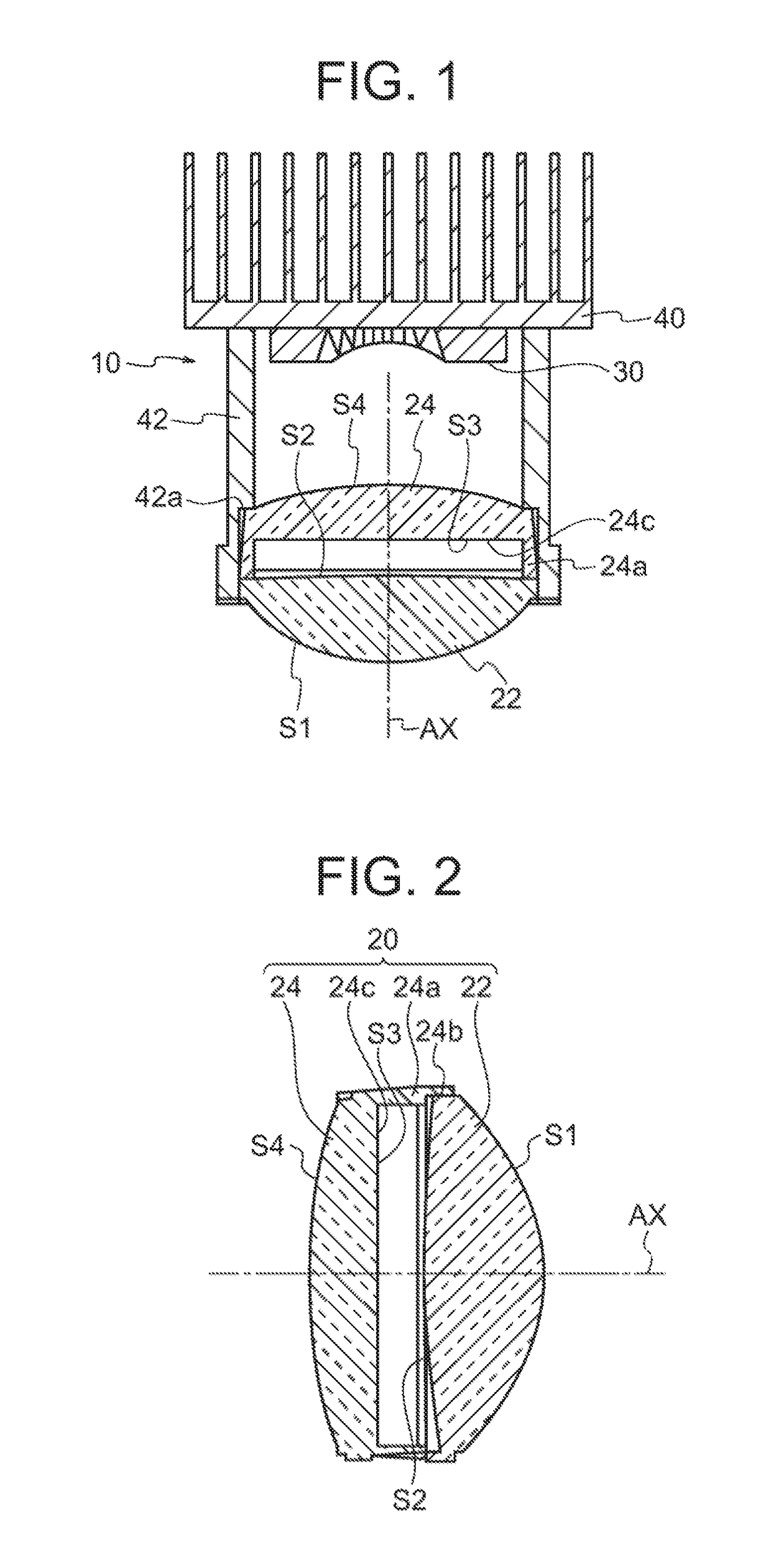 Projector type headlamp