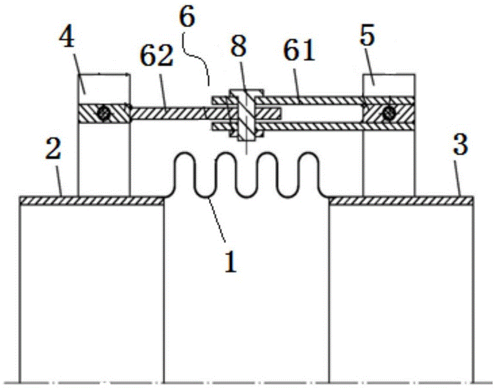 Universal hinge type bellow expansion joint