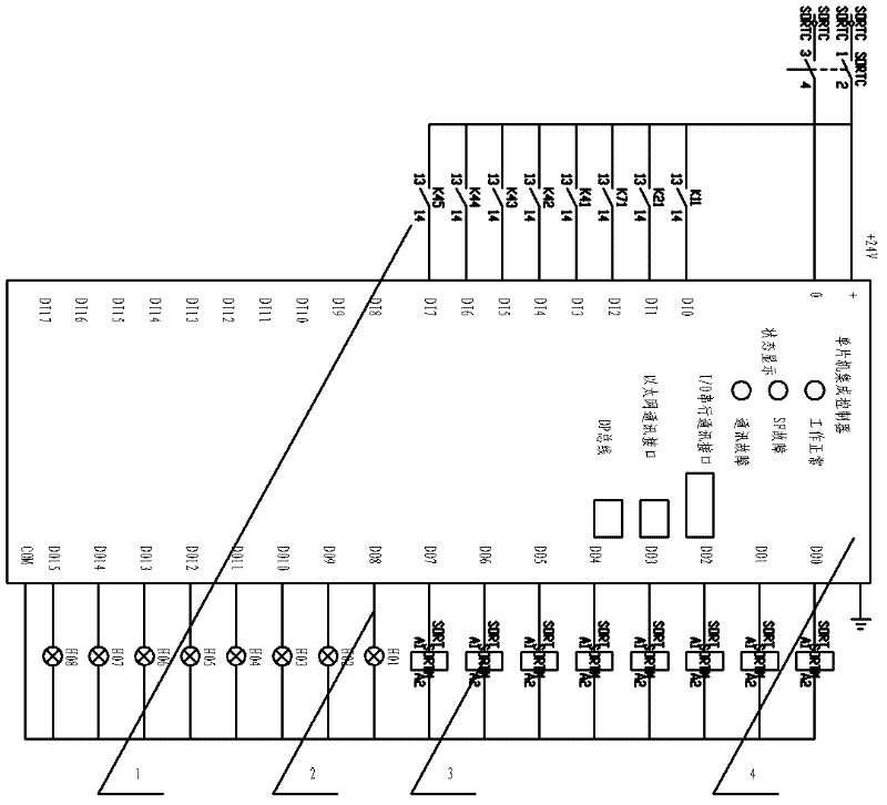 Crane control system and implementation method thereof
