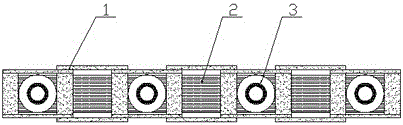 Vehicle-mounted chain with multiple functions of traction and alarming