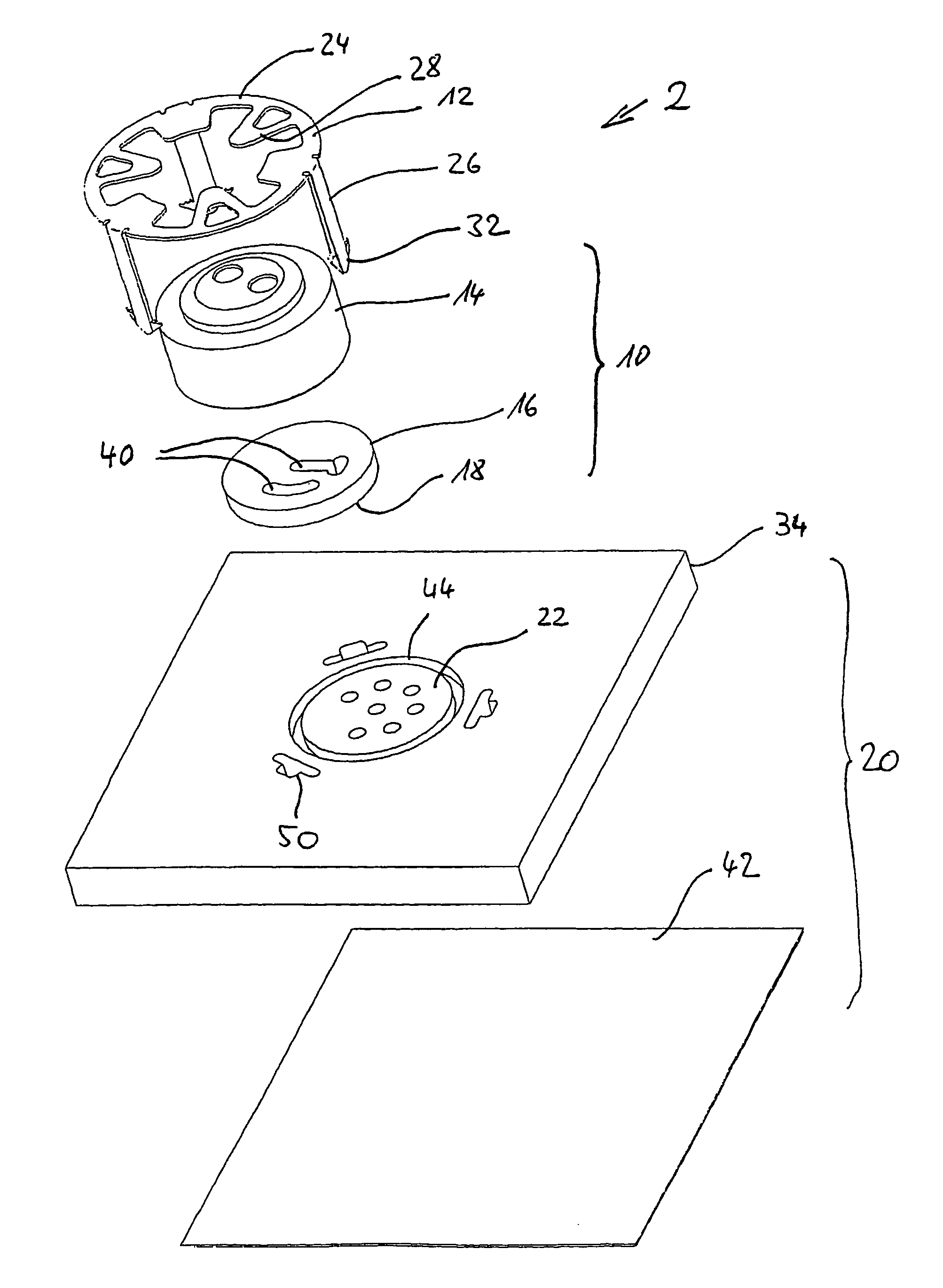 Microvalve and sealing device for use in a microfluidics system, and method for the production thereof