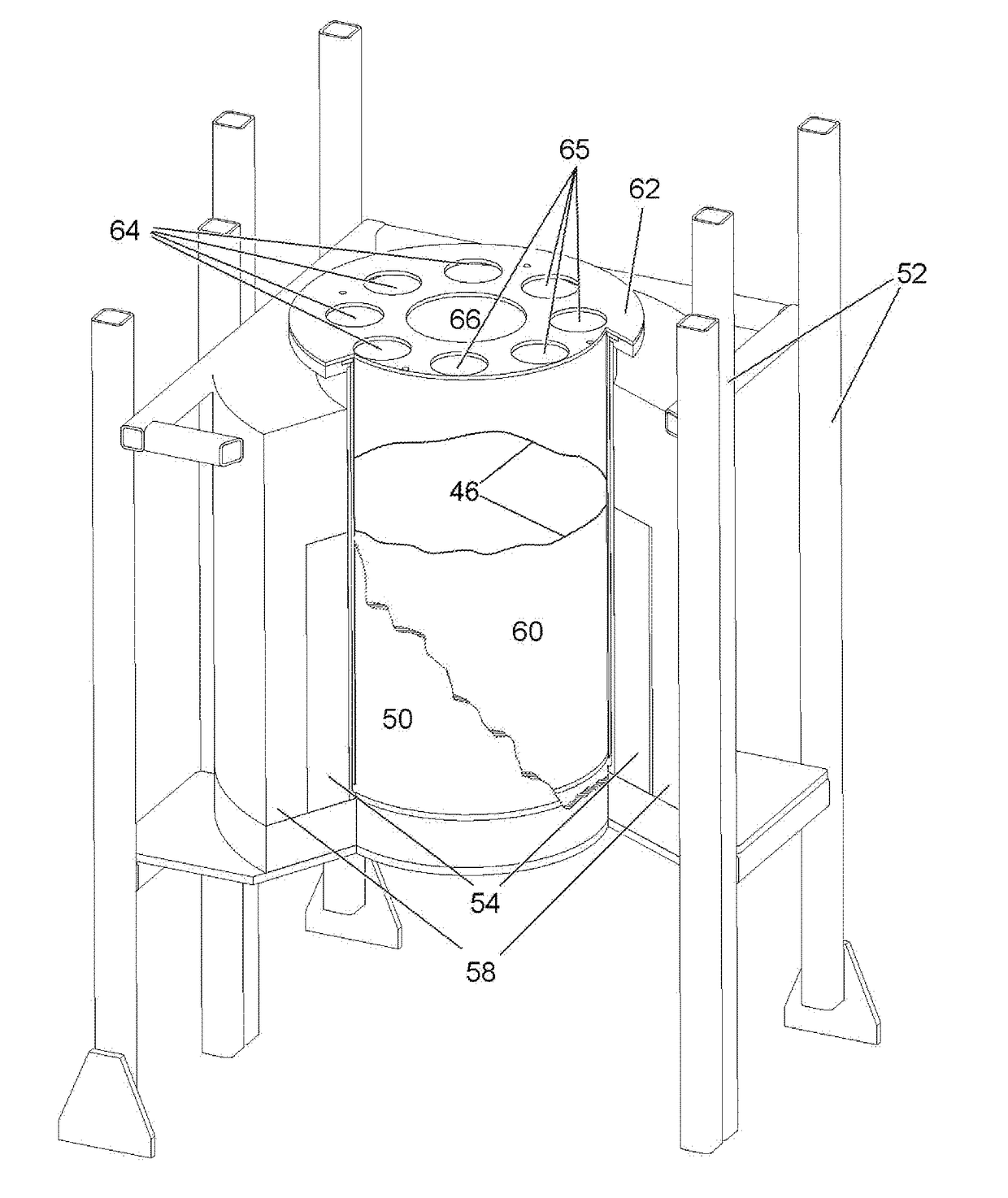 Actinide and rare earth drawdown system for molten salt recycle