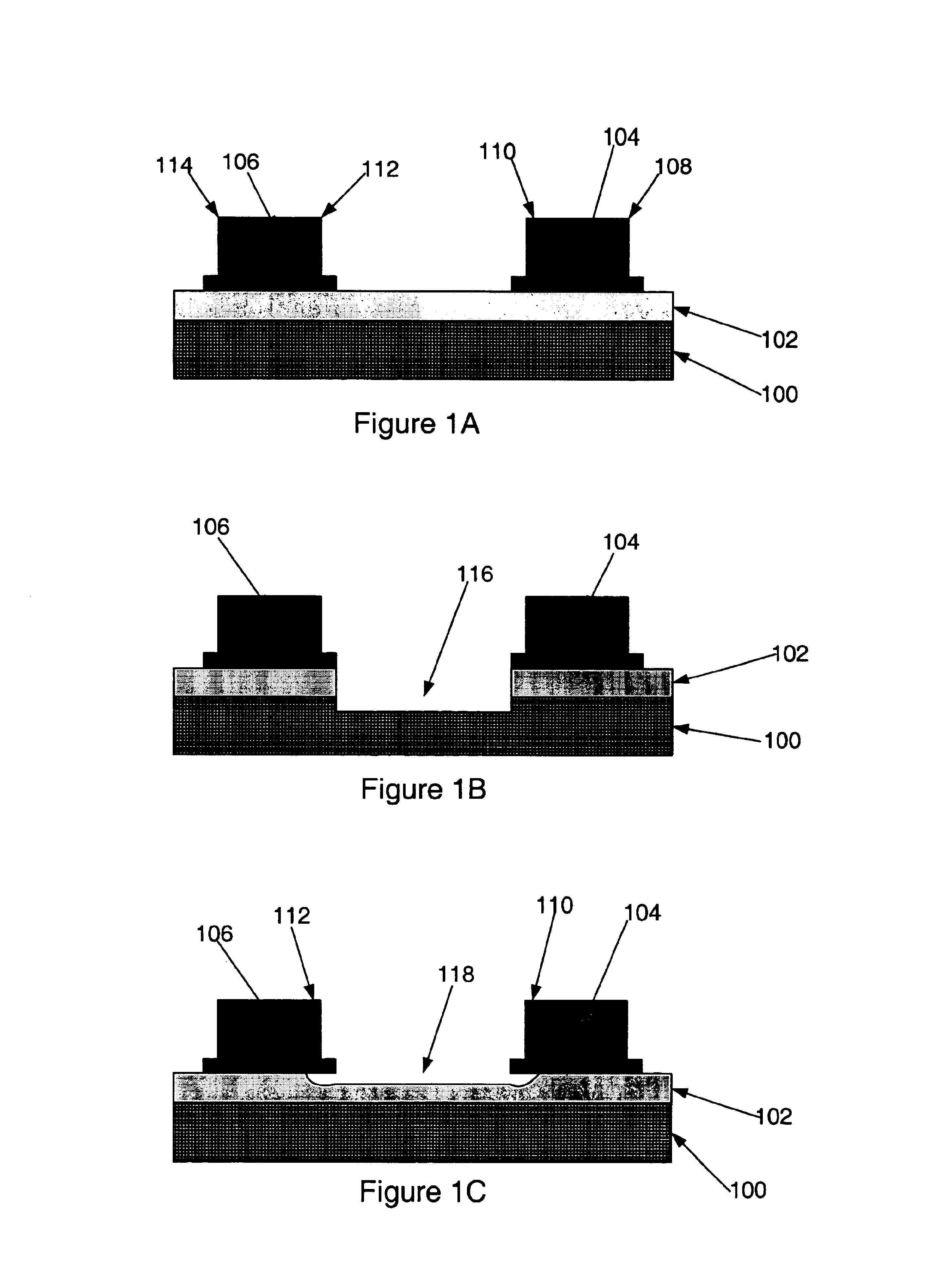 Precise patterning of high-K films