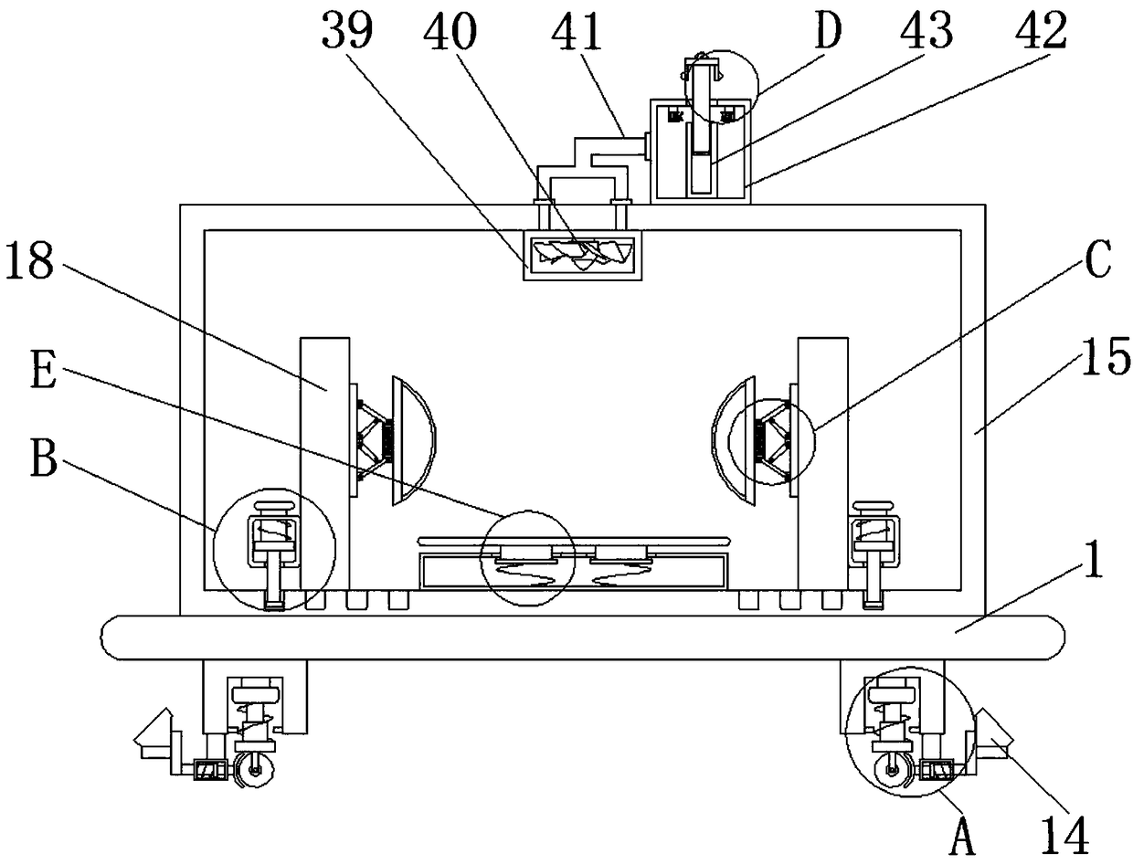 Building tool transport device based on fabricated building