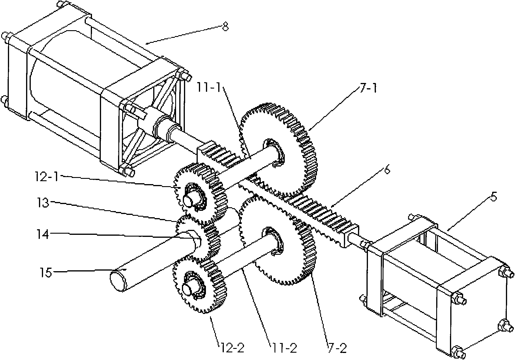 Two-stage expansion piston air motor device