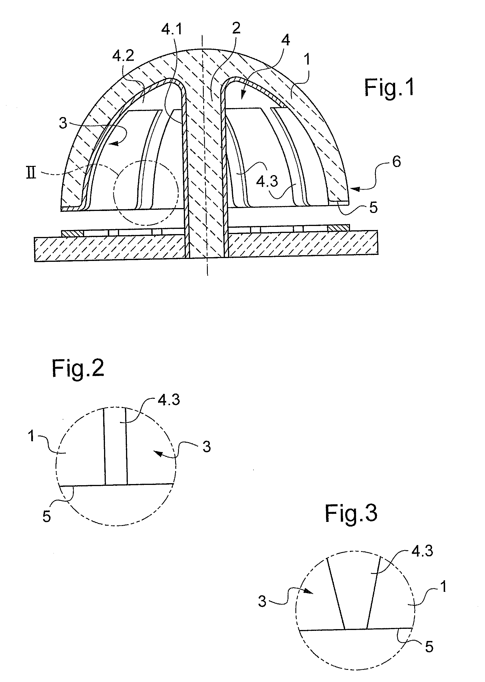 Resonator for a vibratory sensor of an angular parameter