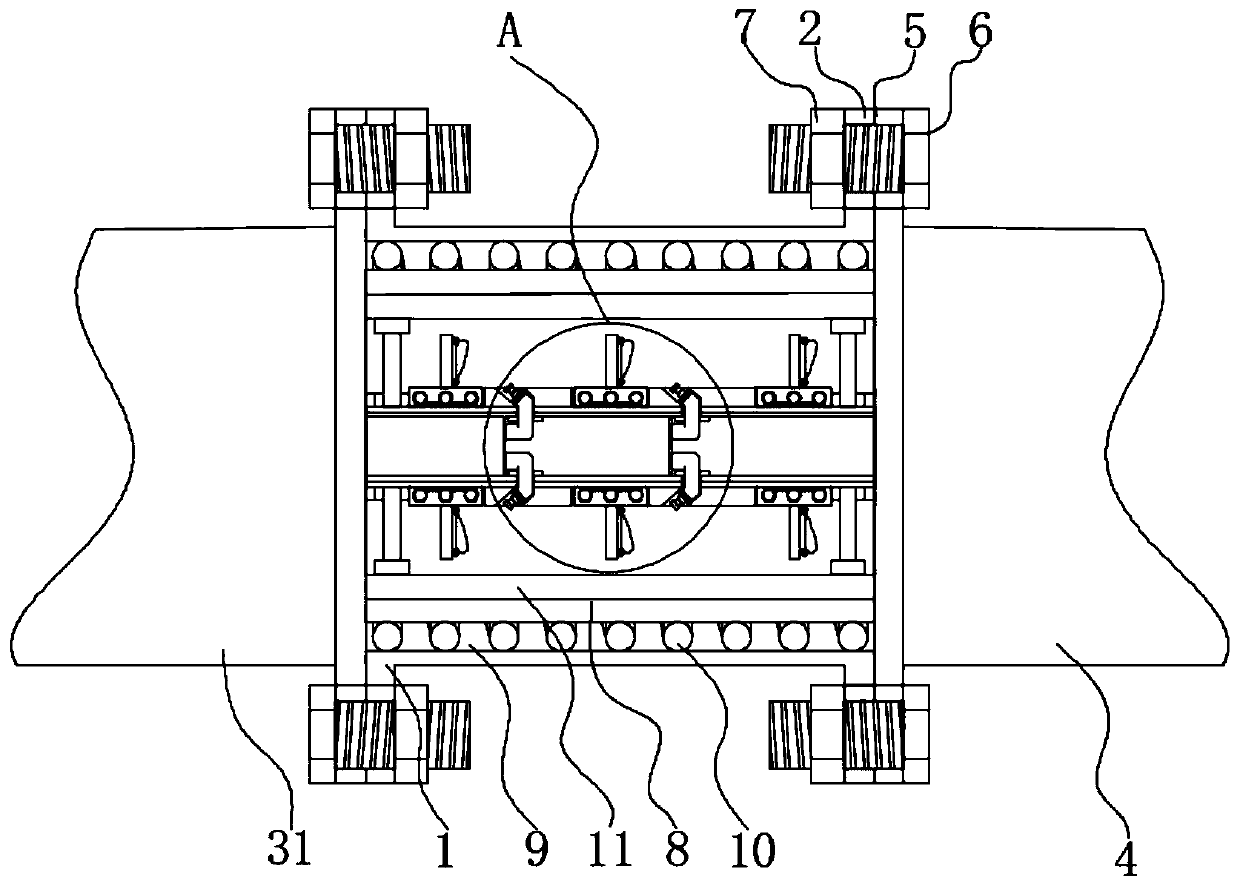 Pipeline reactor for sufficient reaction with self-cleaning function