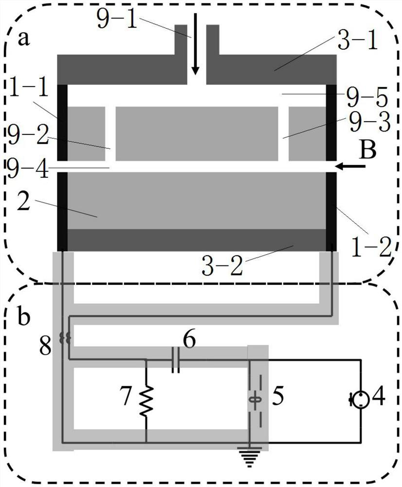 Focusing device of laser acceleration pulse proton beam