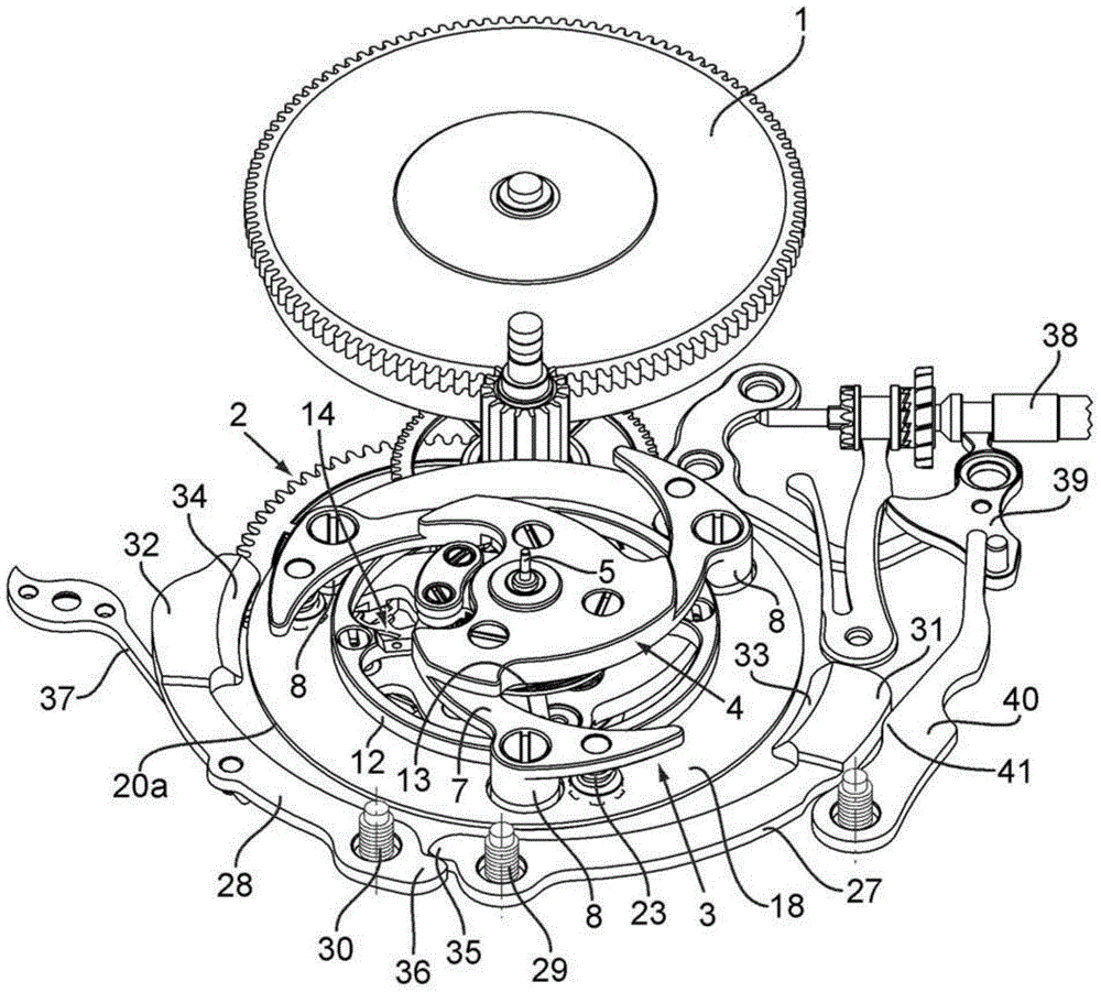 Clockwork with tourbillon mechanism and balance stop mechanism