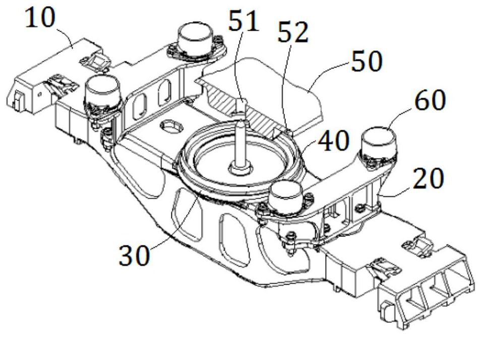 Swing bolster assembly and bogie