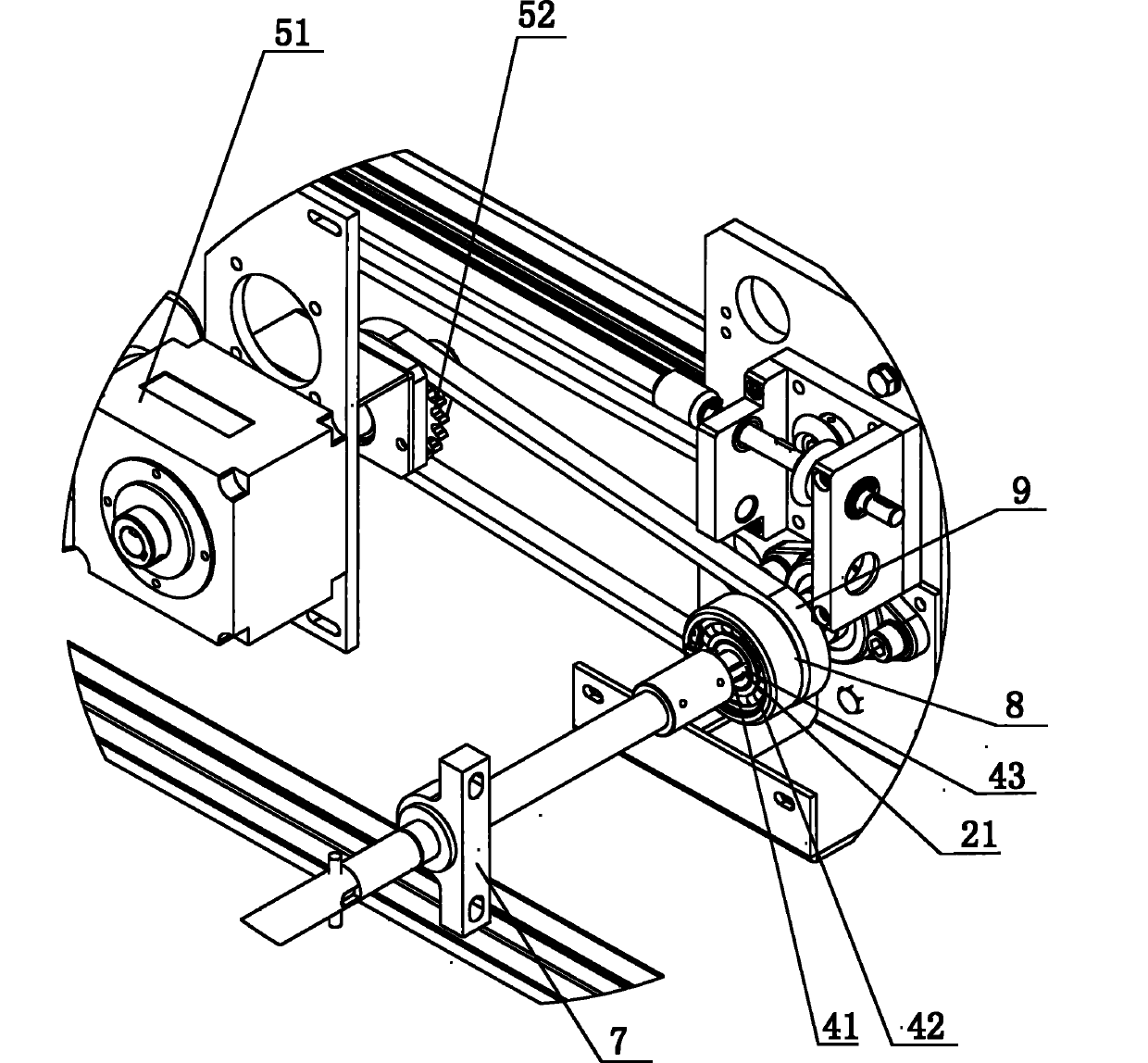 Manual board discharging device for reflow soldering furnaces