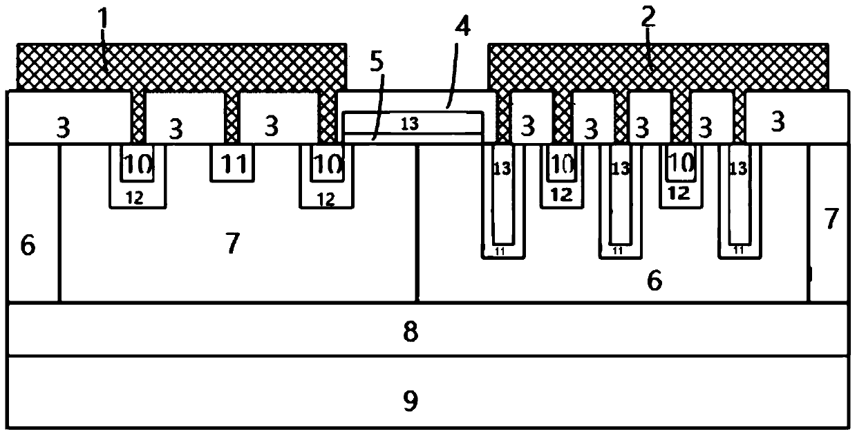 TVS device with low trigger voltage and manufacturing method of TVS device