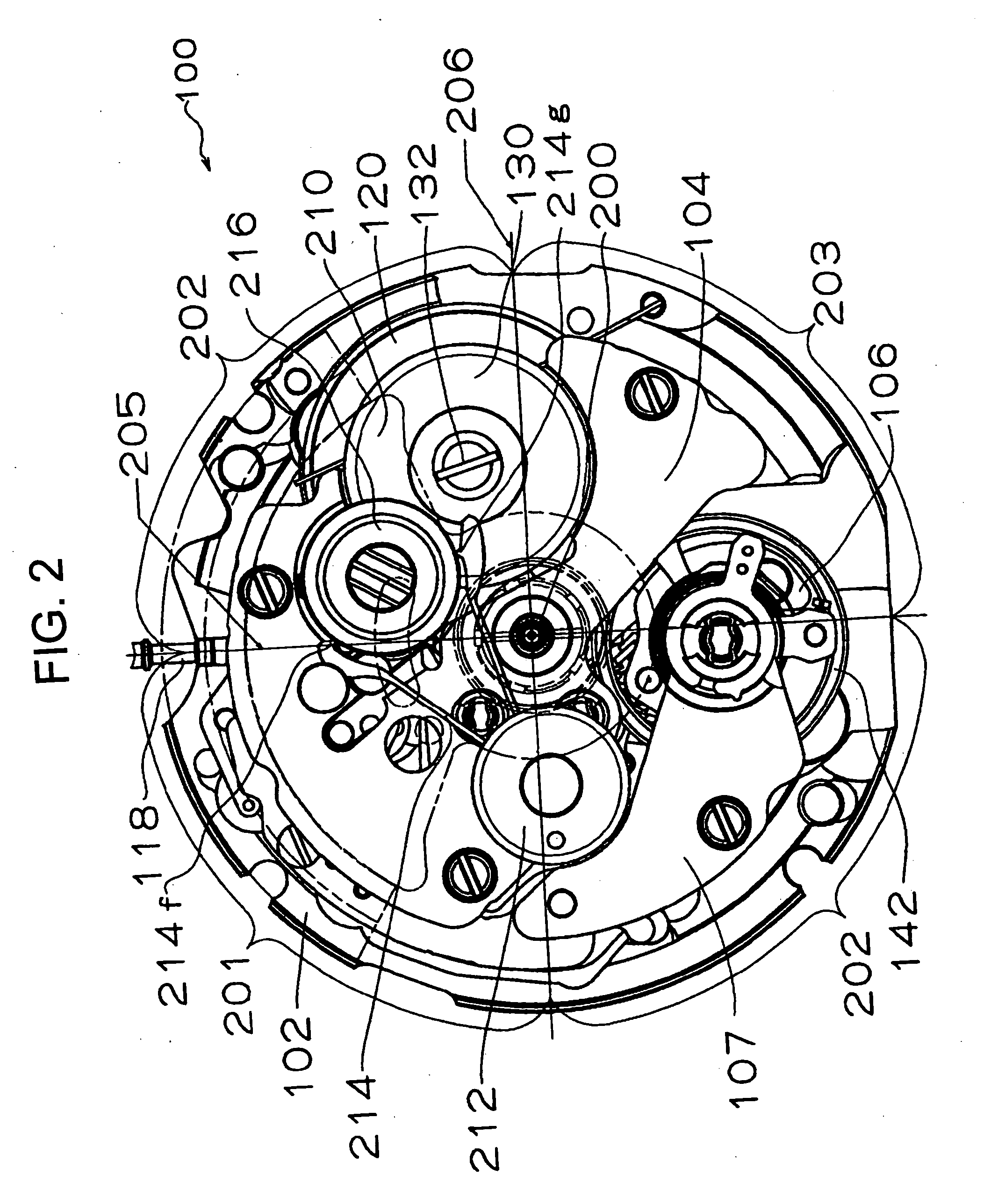 Timepiece having mainspring winding state display apparatus including deformed segment gear