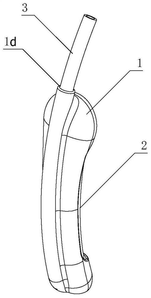 Detachable non-insertion type urine collector for women