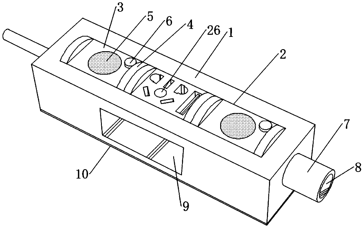 Magnetic-rotation-type child electric shock proofing smart socket based on fingerprint recognition