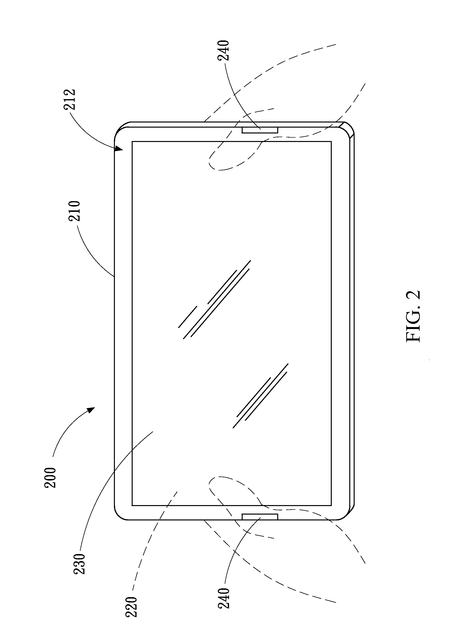 Touch display device and method for conditionally varying display area