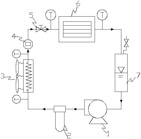 Two-phase flow efficient refrigeration device