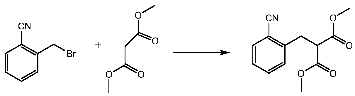 Preparation method of indanone intermediate