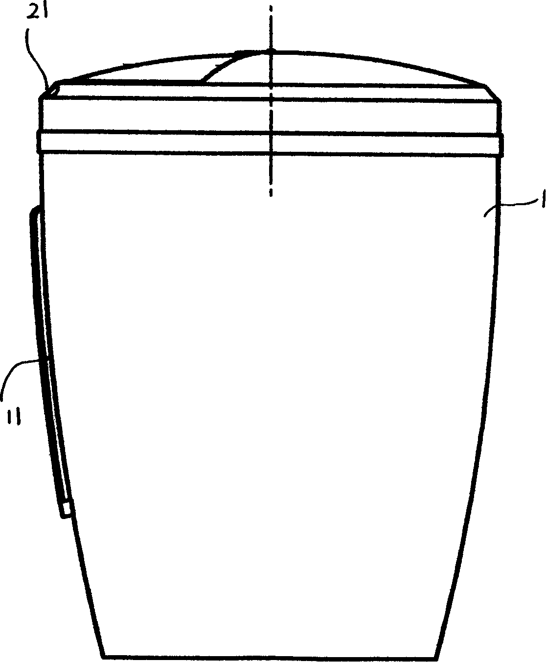 Garbage can having induction type automatic open close cover