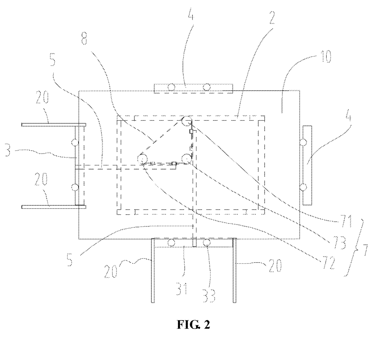 Positioning device for glass substrate
