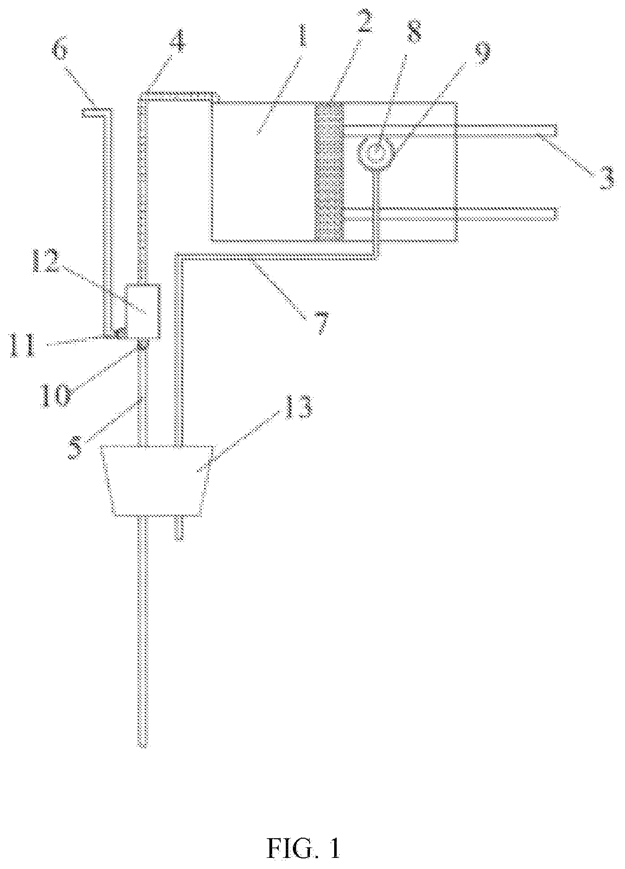 Initial positioning system and method for liquid measuring and removing