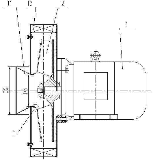 Efficient multi-air outlet energy-saving anti-explosion fan