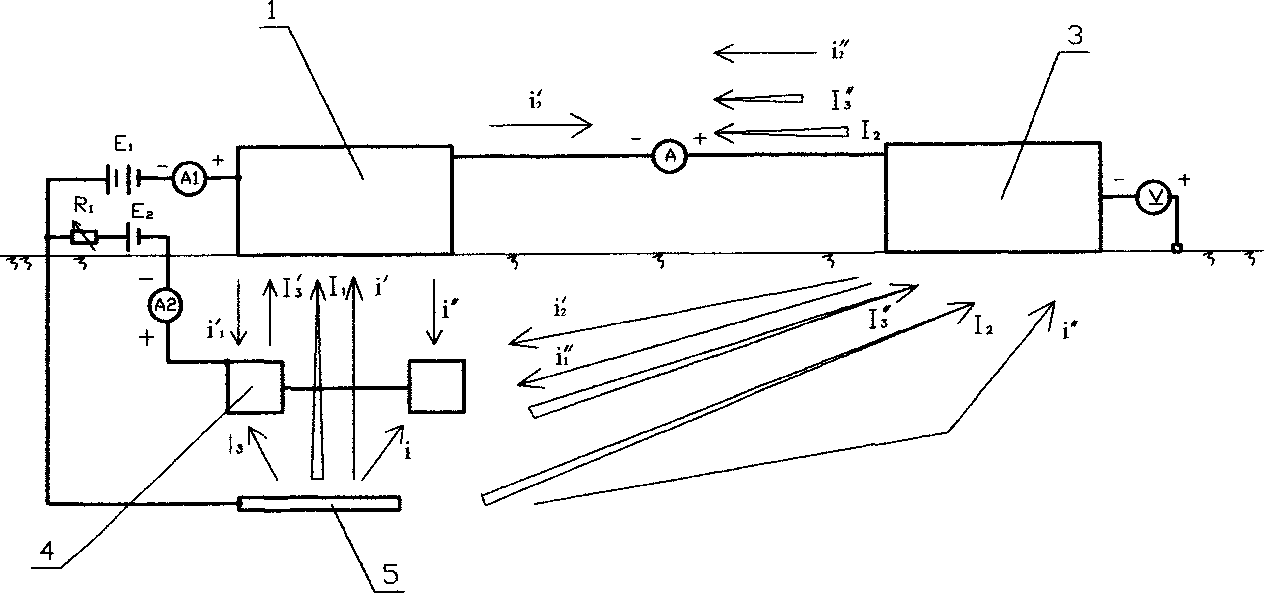 Method for elimination of interference damage of leaked stray current in ground from DC power supply