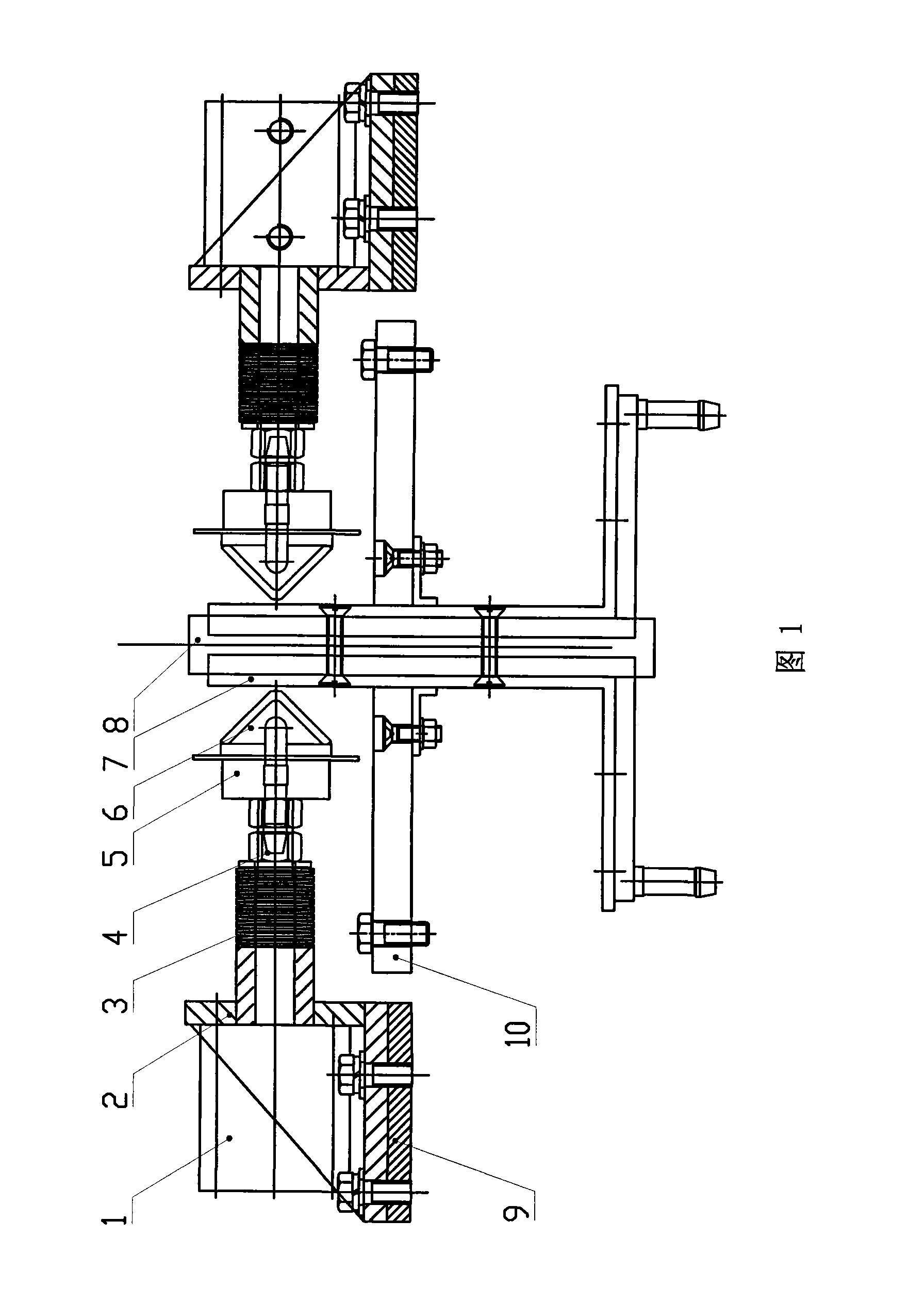 Quick change electrode device and induction heating device installed with the device