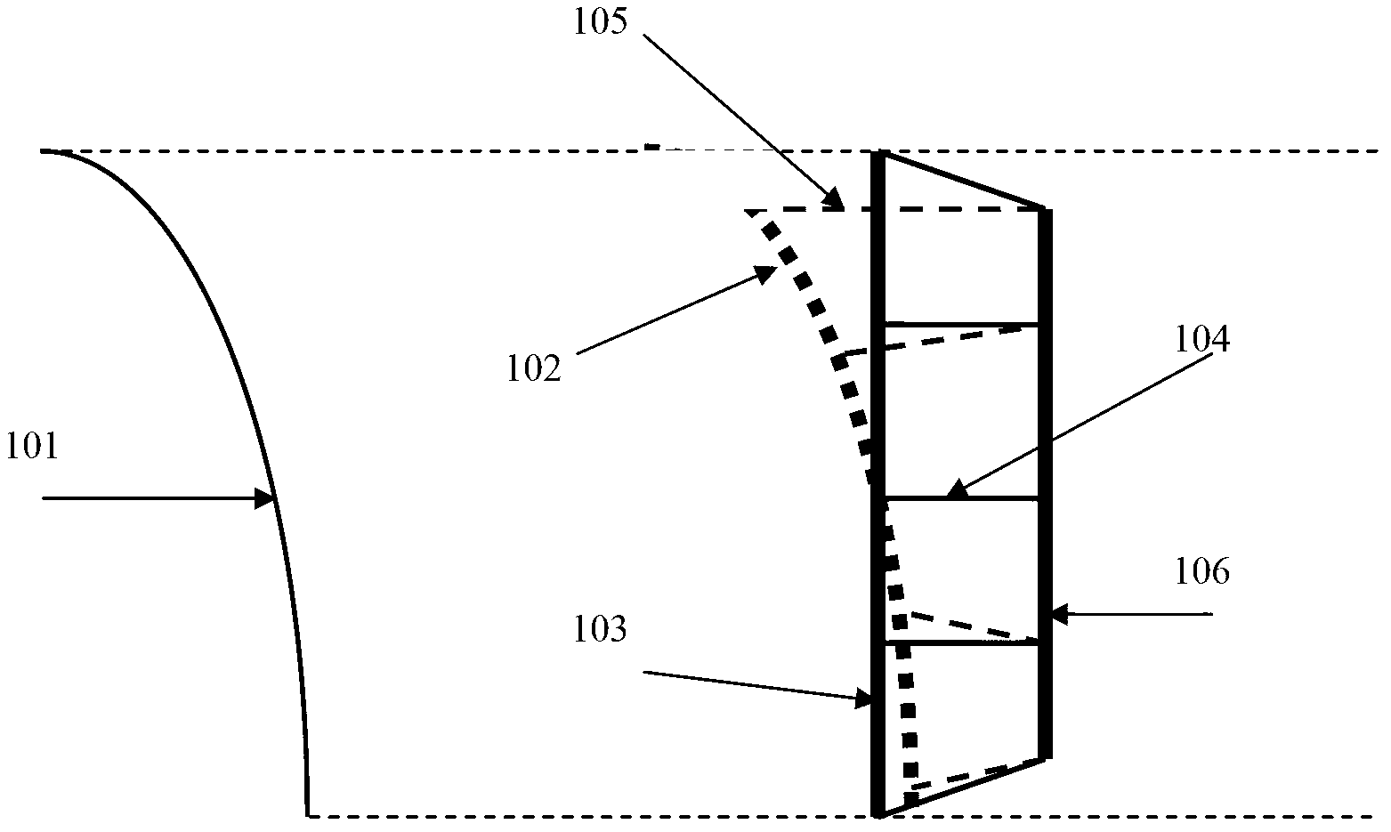 Method for curved docking with airplanes