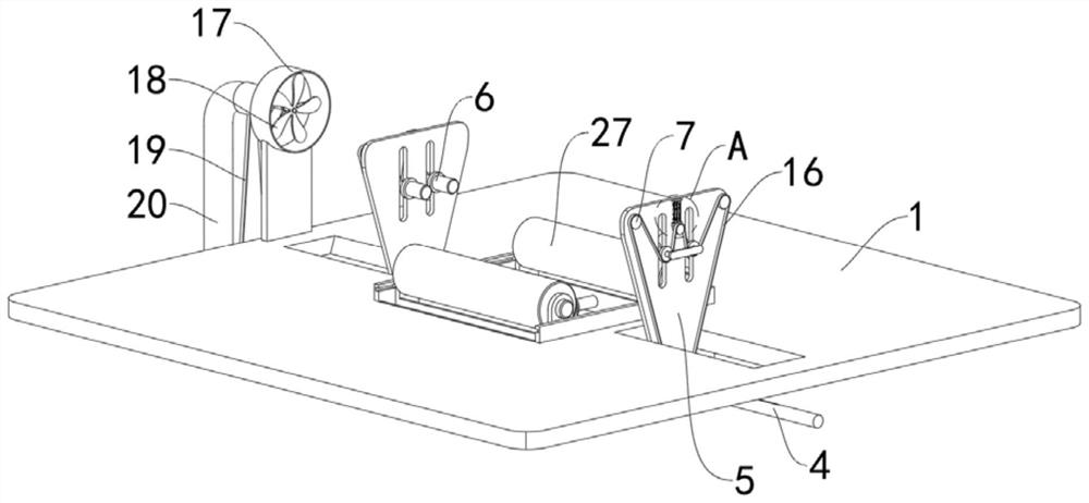 Surface laser engraving device for electronic product production and processing