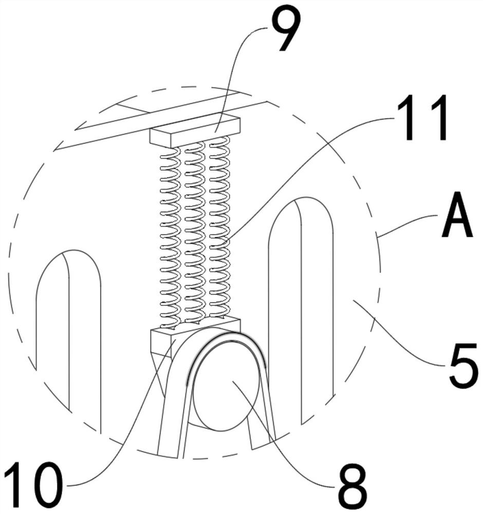 Surface laser engraving device for electronic product production and processing