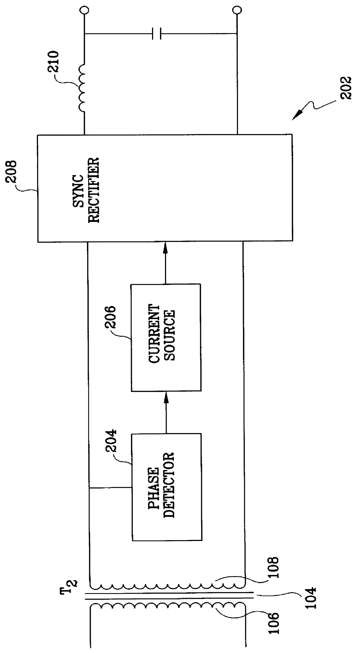 Integrated synchronous rectifier for power supplies