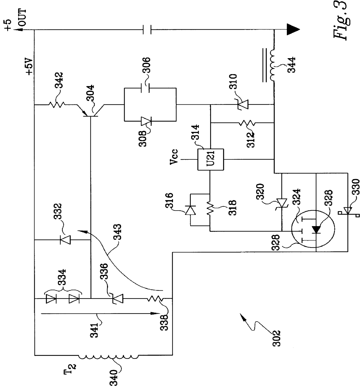 Integrated synchronous rectifier for power supplies