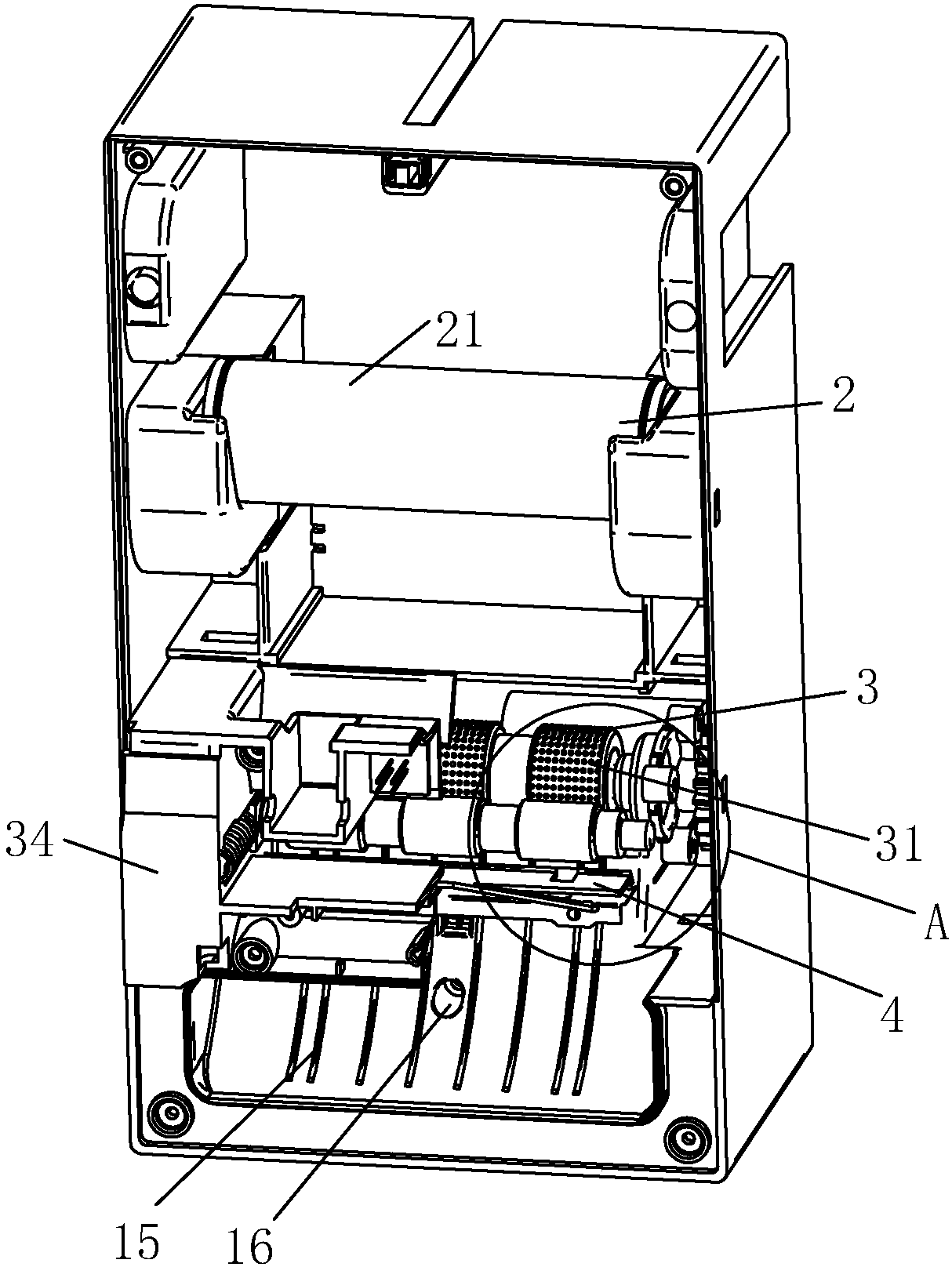 Paper extraction device