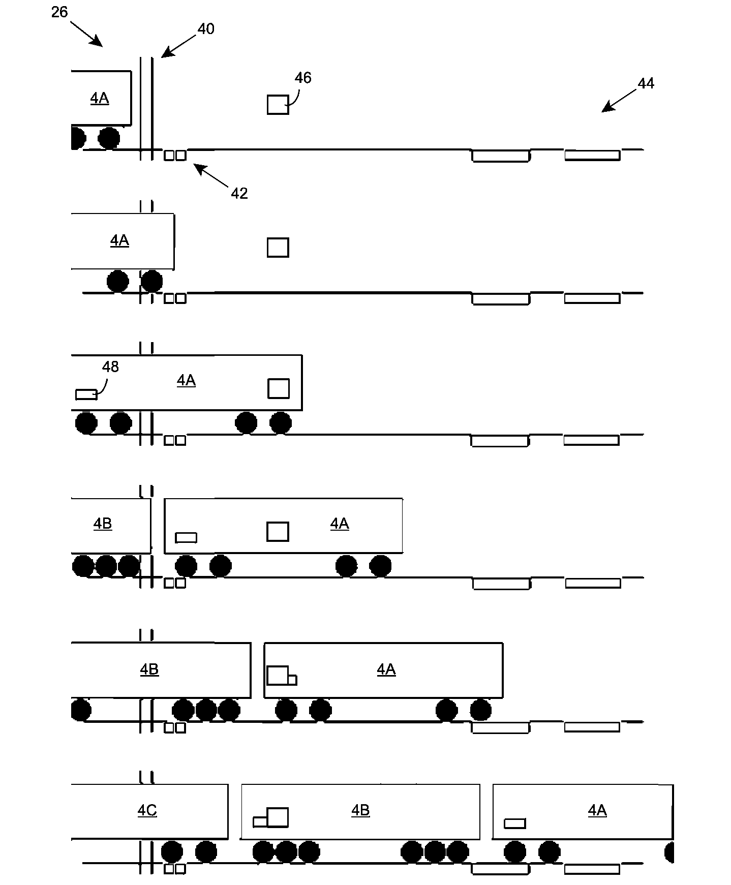 Rail vehicle identification and processing