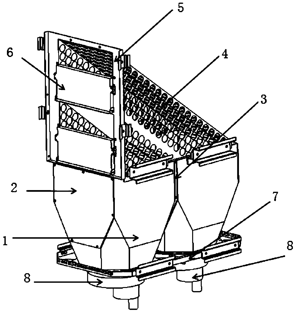 Self-service delivery cabinet based on gashapon tray