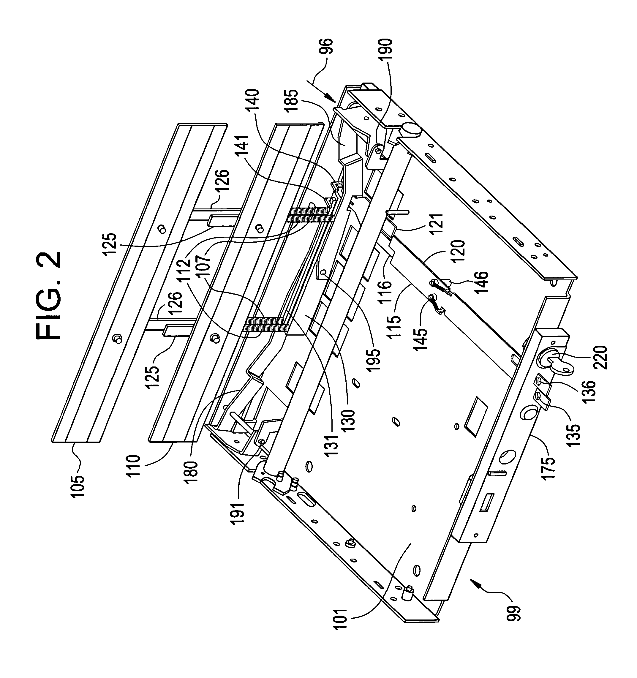 Shutter locking system for draw-out circuit breakers and method of assembly thereof