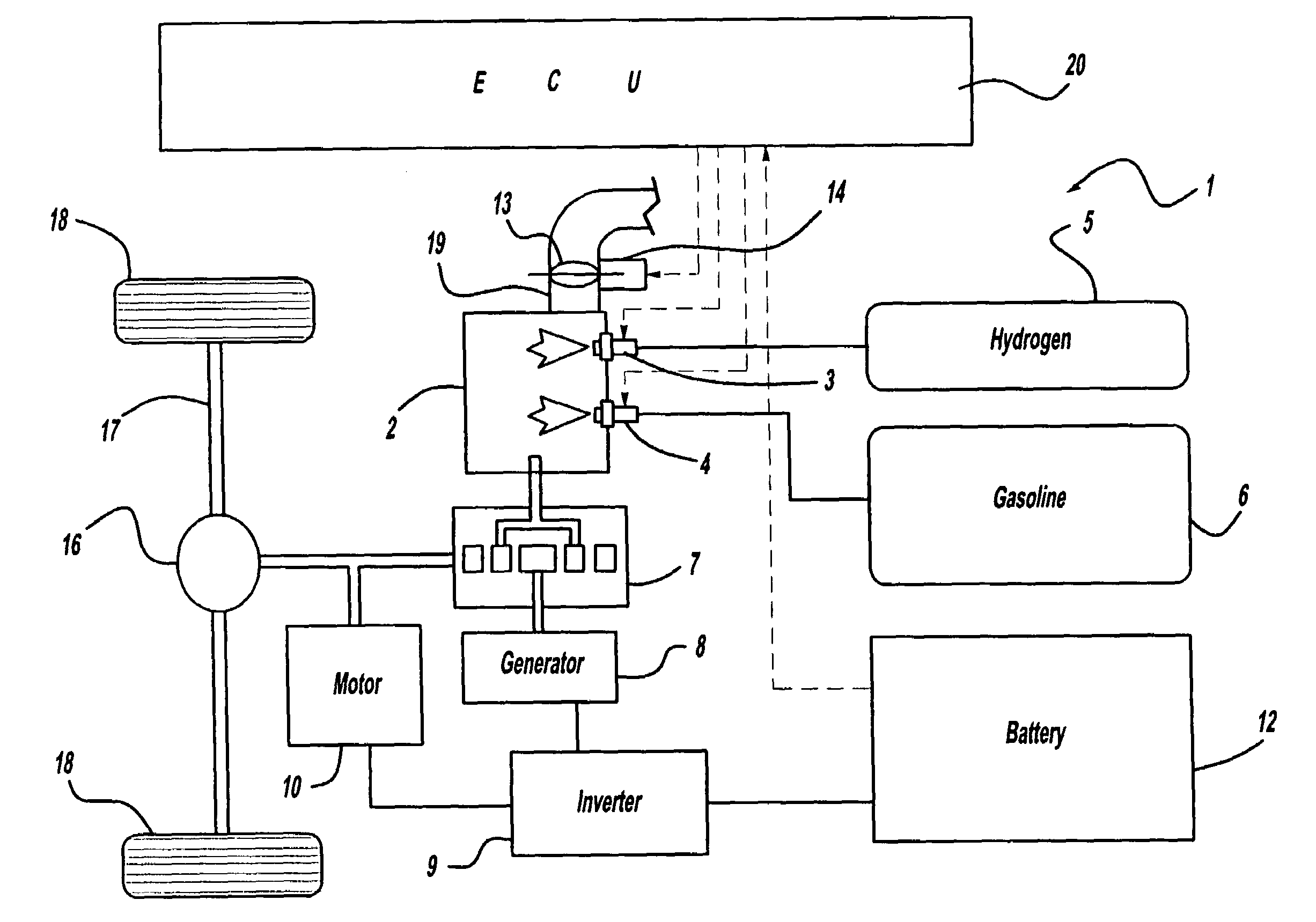 Fuel switching for dual fuel engine
