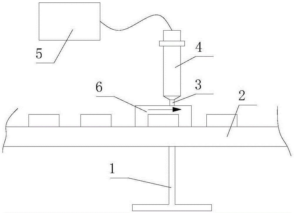 A marking device with automatic clamping and positioning function