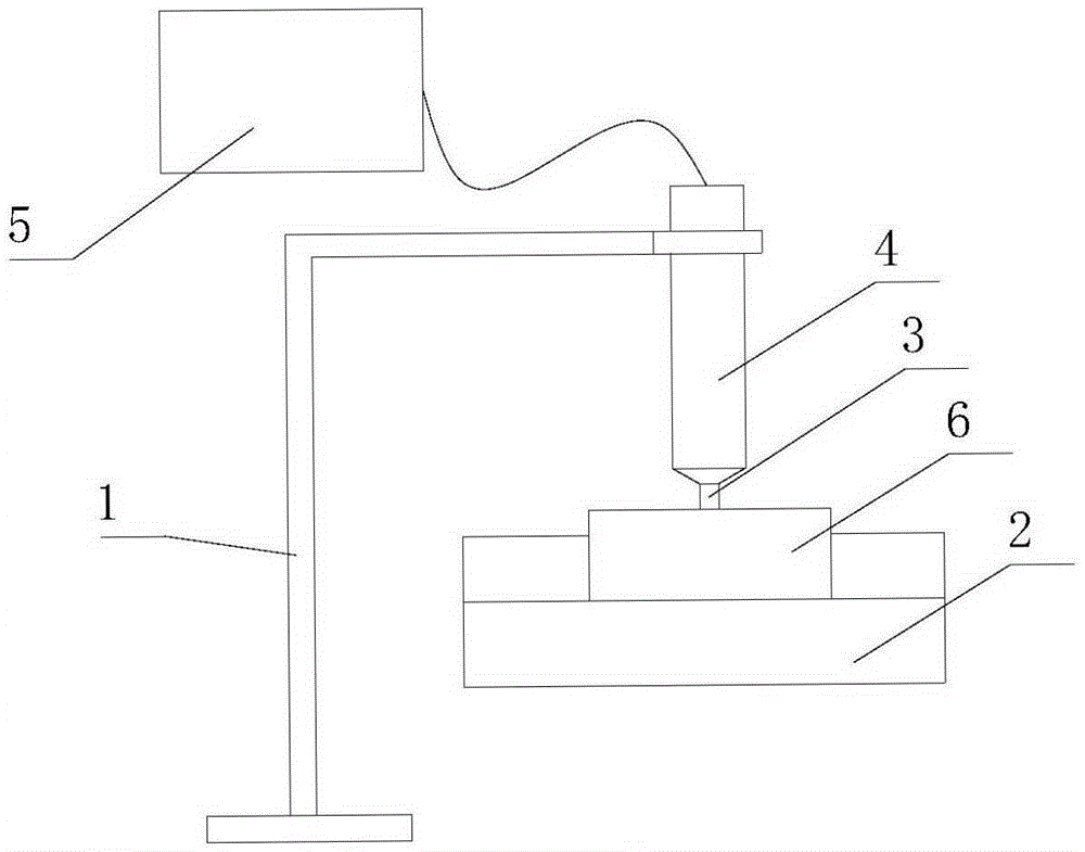 A marking device with automatic clamping and positioning function