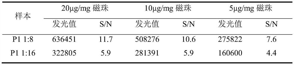 African swine fever virus magnetic particle chemiluminiscence antibody detection kit and application thereof