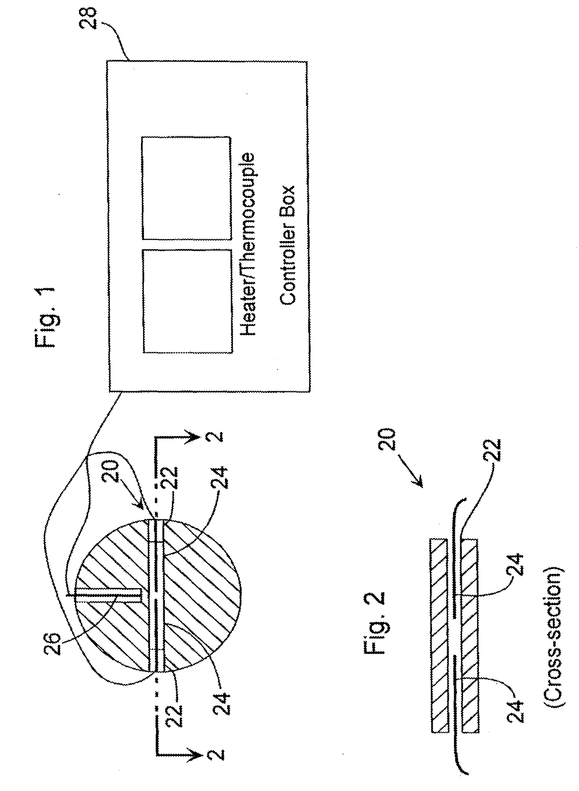 Reactor with heated and textured electrodes and surfaces