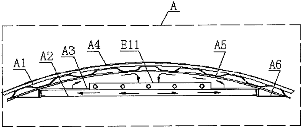 A solar greenhouse power generation system