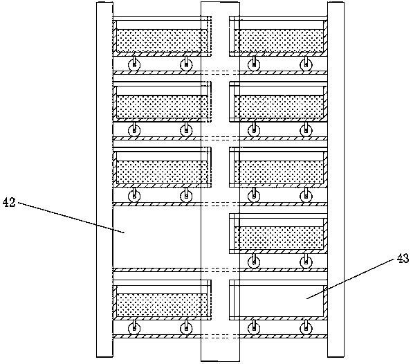 Automatic LiuPao tea fermenting device capable of randomly moving