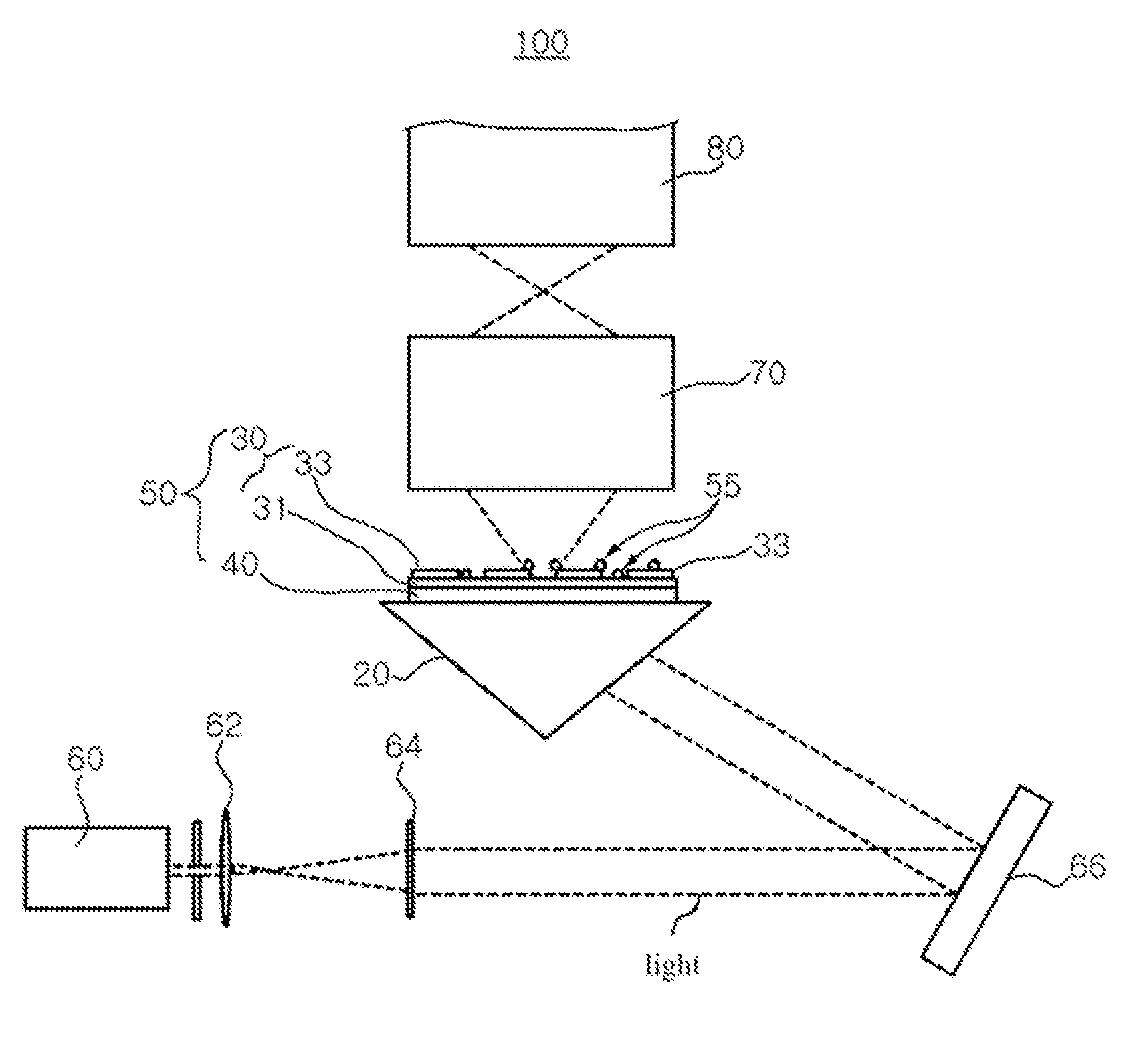 Localized surface plasmon resonance based super resolved total internal reflection fluorescence imaging apparatus, and detection module therefor