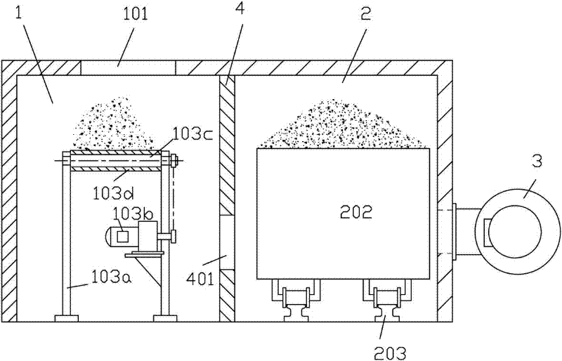 Dual purpose kiln for cooling and heating ceramsite