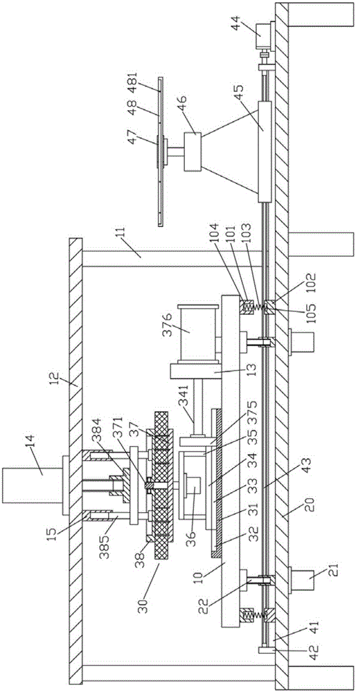 Automatic feeding and clamping device applied to sponge cutting mechanism