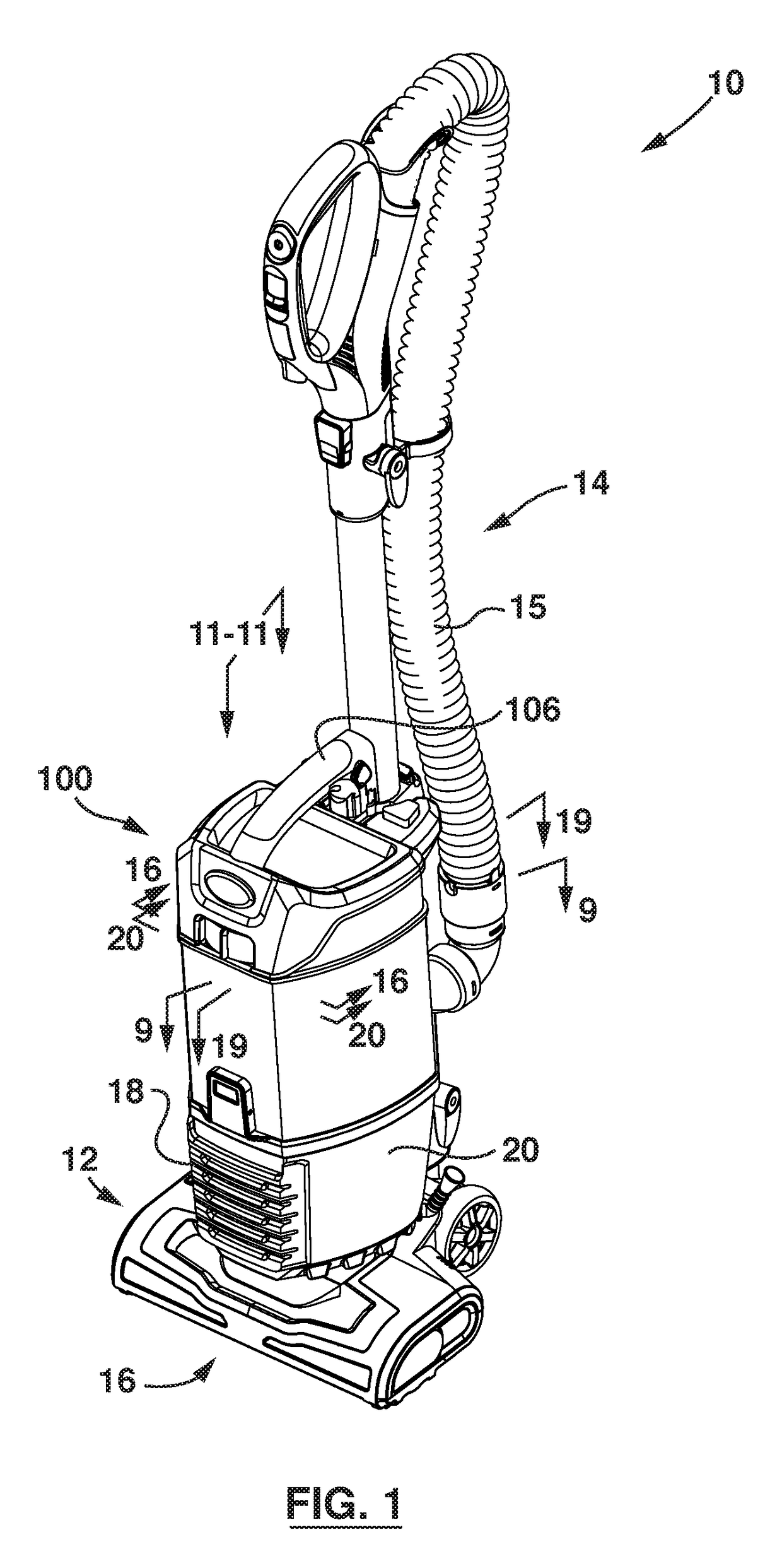 Cyclone assembly for surface cleaning apparatus and a surface cleaning apparatus having same